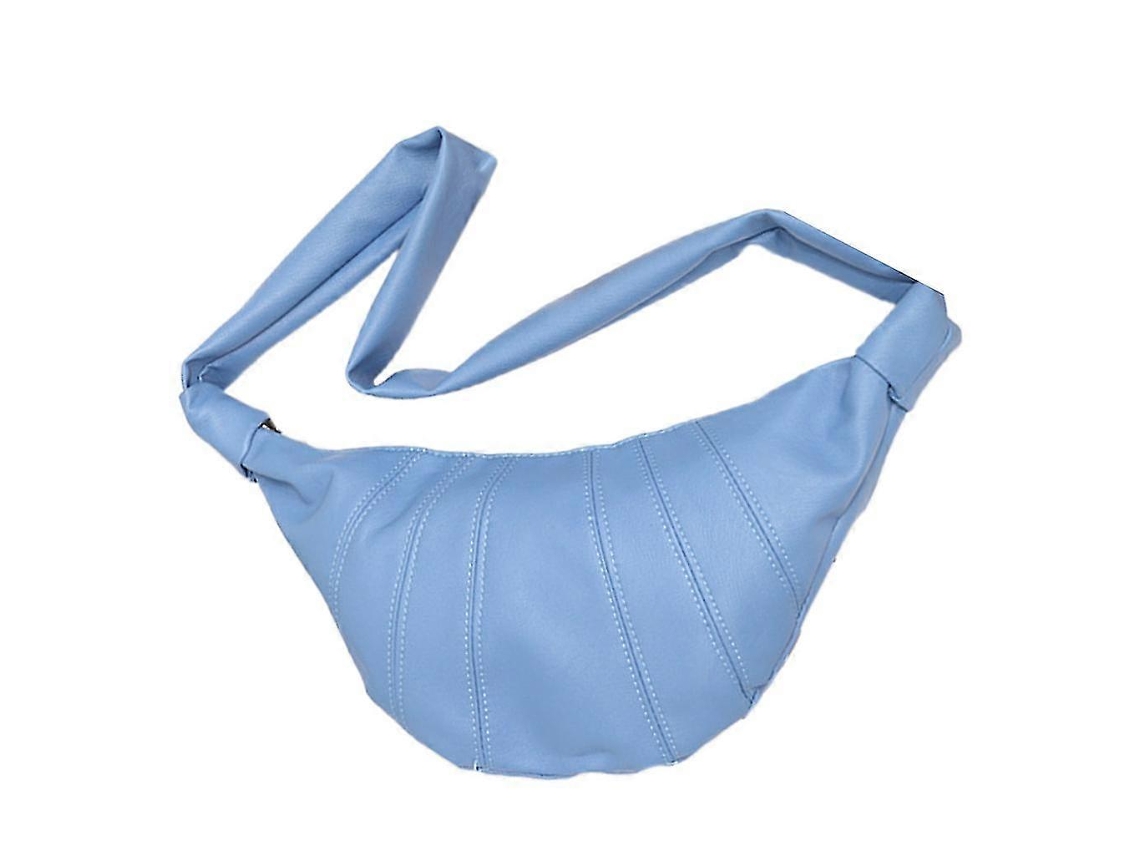 Bolsas Crossbody Para Mulheres, Bolsas De Ombro De Couro Macio, Bolsa De Peito Mensageiro Reteo, Azul