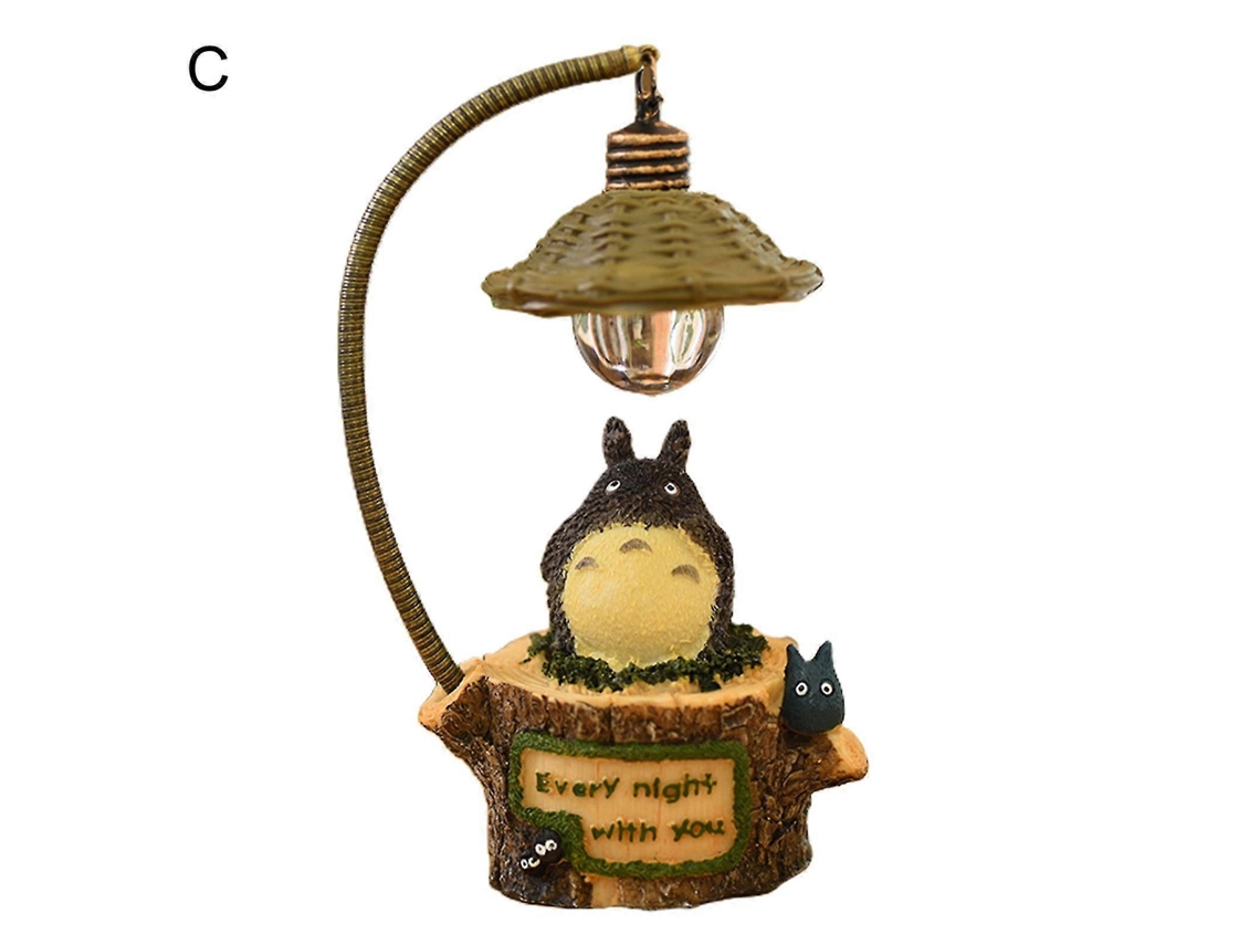 Luminria Noturna De Led Em Resina Com Design Do Totoro De Desenho Animado. Aquaforge
