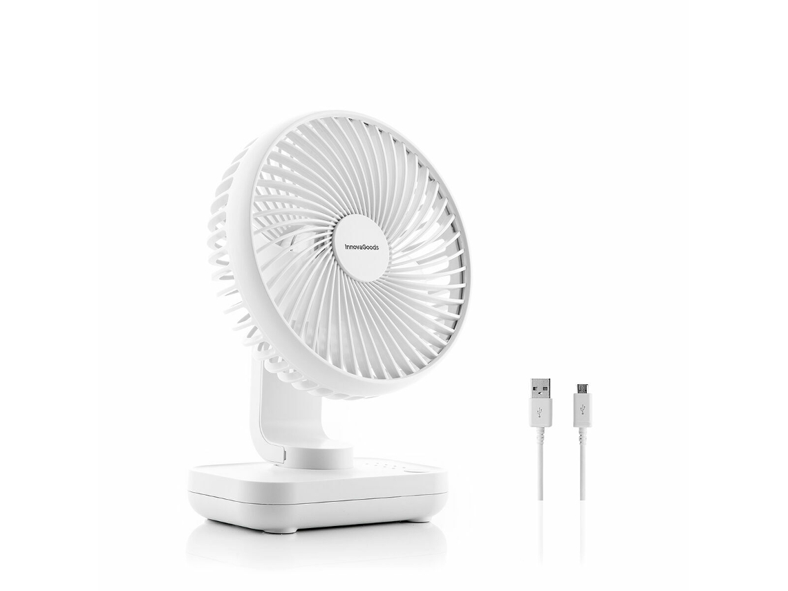 Ventoinha de Secretária Recarregável Fanrec INNOVAGOODS Ø5 4'' 3600 Mah / 13 3 W