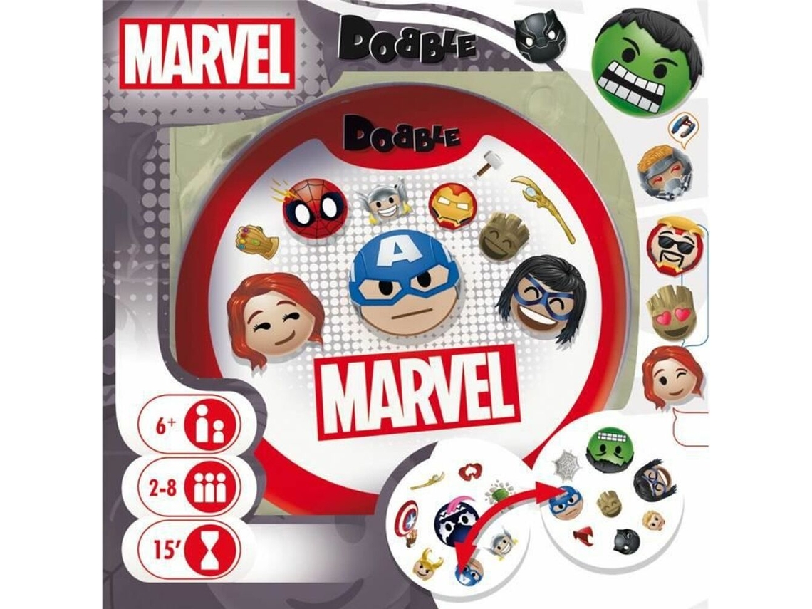 Jogo de Mesa ASMODEE Dobble Marvel