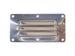 Grade de Ventilação de Aço Inoxidável Prateado 115 X 230 Mmgoldenship