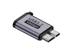 Dois Adaptadores Micro-b Macho Tipo C, Disco Rígido Externo Usb 3.0 Micro-b Tipo C, Cabo Adaptador Para Hdd.