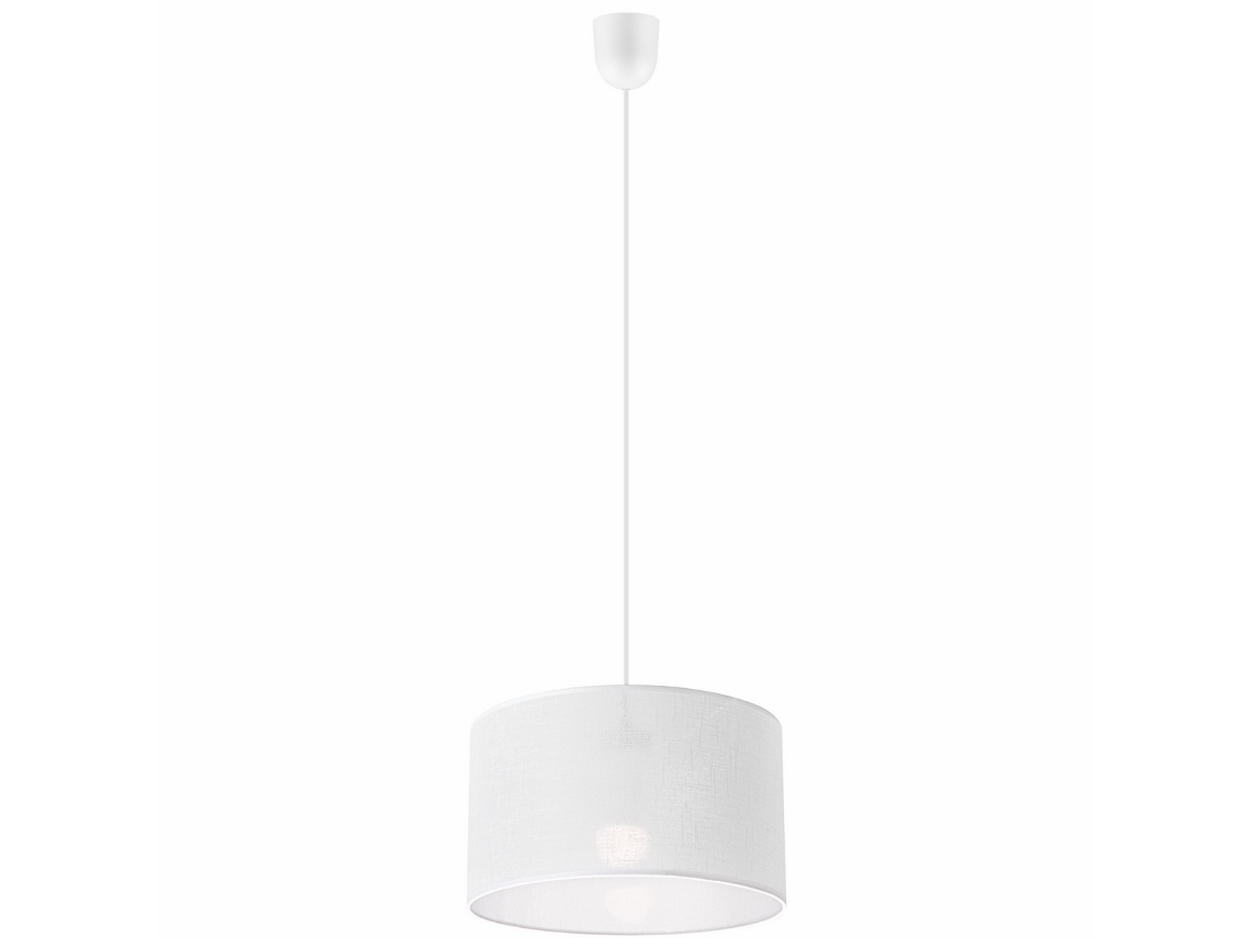 Candeeiro Suspenso Vivian, Plástico, Branco, 70x35x35 Cm, Seven Design