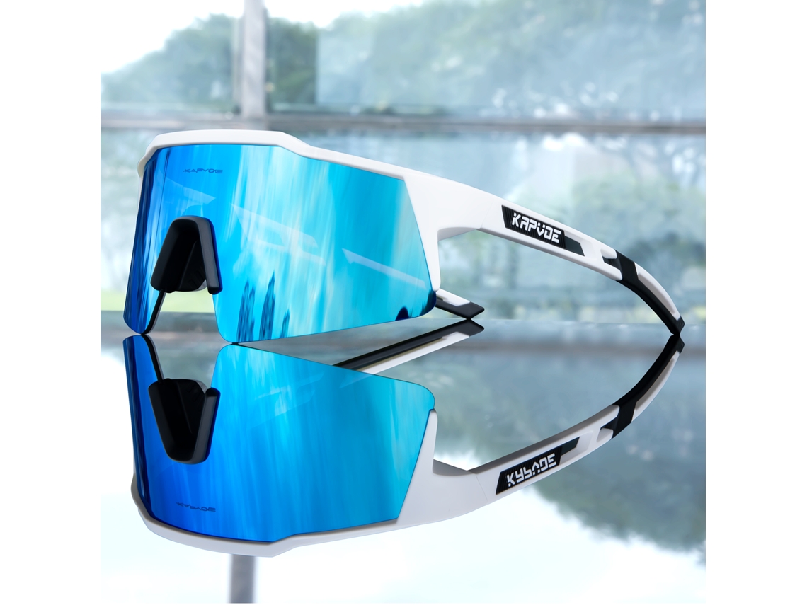 (estilo 3) Óculos De Ciclismo, Lentes De Polímero Pretas Com Proteção Uv400, Armação Em Tr-90.