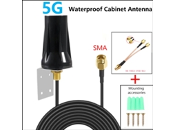 Antena 5g Com Módulo 4gnb Compatível Wi, Fi 2.4g E Terminais Inteligentes Iot, Com Cabo Adaptador Sma