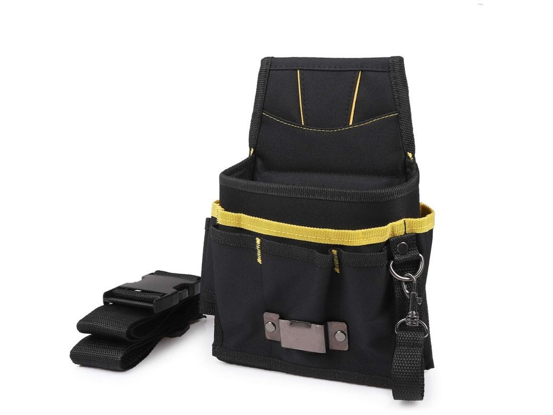 Bolsa de Ferramentas Oxford Impermeável com Muitos Bolsos para Eletricistas Encanadores e Construtores | S/MARCA