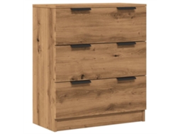 Sideboard, Sideboards Vidaxl Marrom Madeira Processada (n/a)