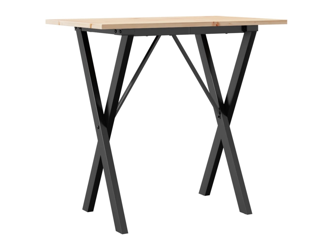 Dining Table, Dining Tables Vidaxl Marrom Madeira De Pinho (80 X 50 X 75 Cm)