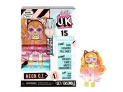 Lol Surprise Jk Mini Neon Qt Doll Com 15 Surpresas (Idade Mínima Recomendada: 3 anos)