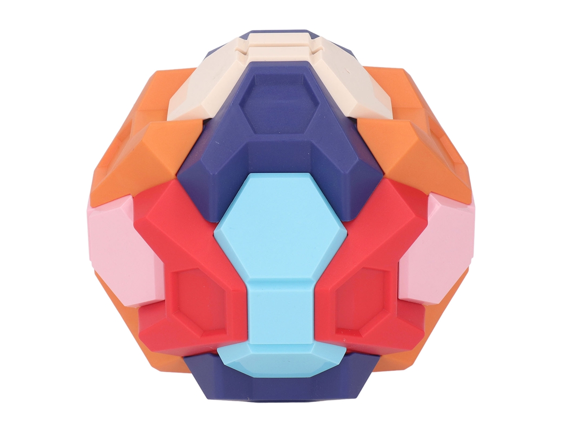Mali cofrinho de Blocos Construtivos 3d Puzzle Montável Bola Brilhante para Crianças