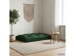 Vidaxl Travesseiro Para Sofá Pallet Verde 120 X 80 X 12 Cm Tecido