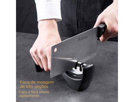 Ferramenta de afiação rápida para uso doméstico e na cozinha