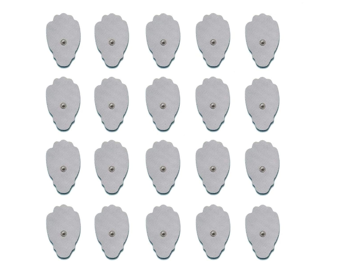 Lurelia Eletrodos Autoadesivos Tens/ems 3 X 1,77 Polegadas 3,5 Mm Reutilizáveis Conforto Diário