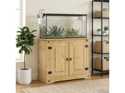 Vidaxl Suporte Para Aquário Corona Castanho 81,5 X 37 X 73 Cm 250 Kg