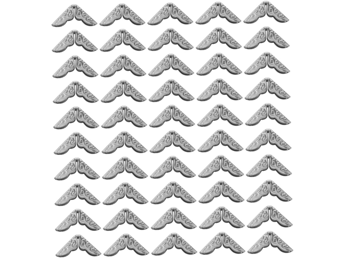 Eringogo Moedas Protegidas Em Metal Nickelé 14 Mm – 40 Peças De Proteção D'angle Vintage Para Álbuns De Fotos
