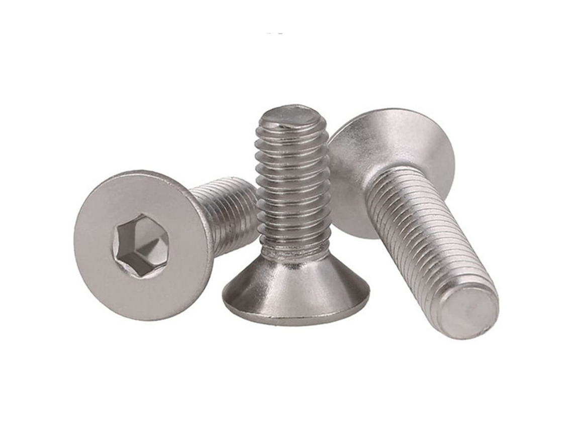 Conjunto De 50 Parafusos Cabeça Sextavada 4-40 * 3/4 Em Aço