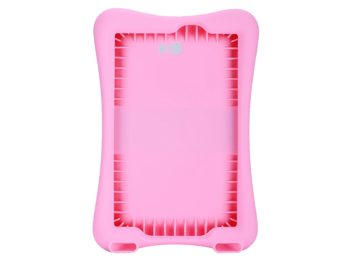 Capa Protetora (anti-impacto, Suporte) Para Tablet Samsung T580 (taba 10.1'') Rosa
