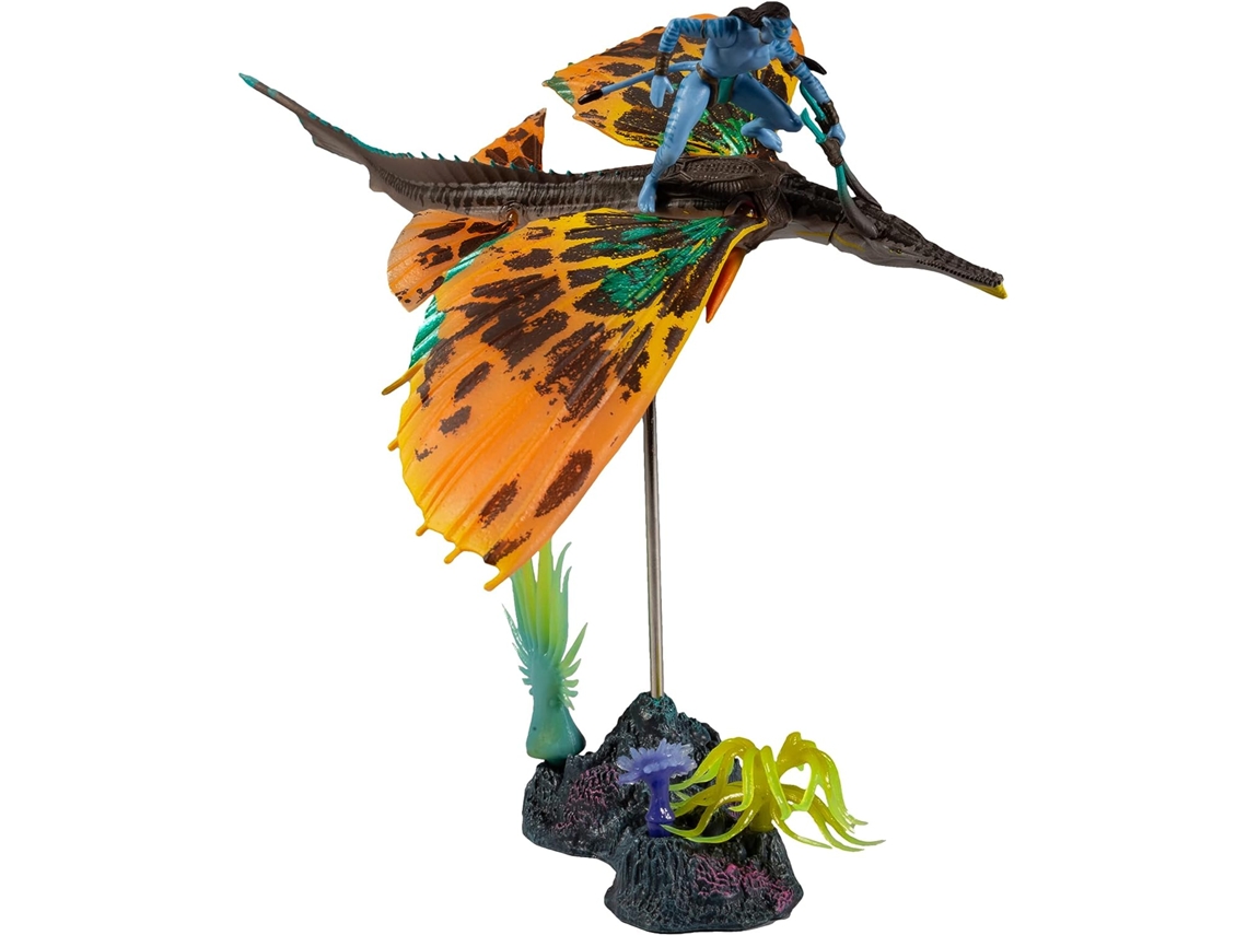 Figura Jake Sully e Skimwing Avatar com Base Coral 22 Cm (Idade minima recomendada: 6 anos)