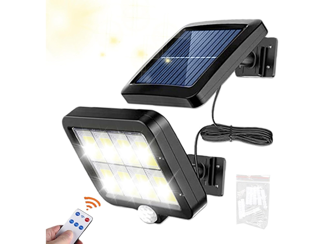 Luzes Solares Para Estacionamento, Postes De Iluminação Solar, Leds Brilhantes Alimentados Por Energ Gokoco