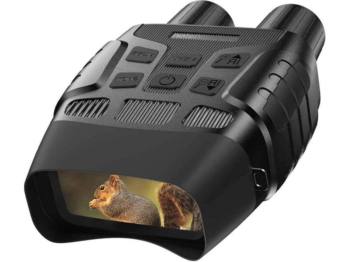 Binóculos de Visão Noturna para Adultos Binóculos de Caça com Alcance de Visão Diurna e Noturna para Caça Posicionamento Vigilân-Preto YIZHOOD (Outlet Grade A)