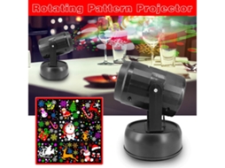 Projetor Led de Flocos de Neve de Natal, Perfeito para Tirar Fotos, Colorido, Giratório e Multicolorido, Baixo Consumo, Moderno STELASPLEN