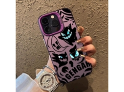 Capa Para Iphone 17 Pro Laser Gengar H220p1 Roxa Gengar Laser Trend