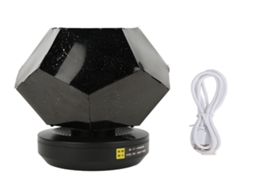 Projetor Lurelia Led Star, Usb, Céu Estrelado, Para Quarto, 3 Núcleos