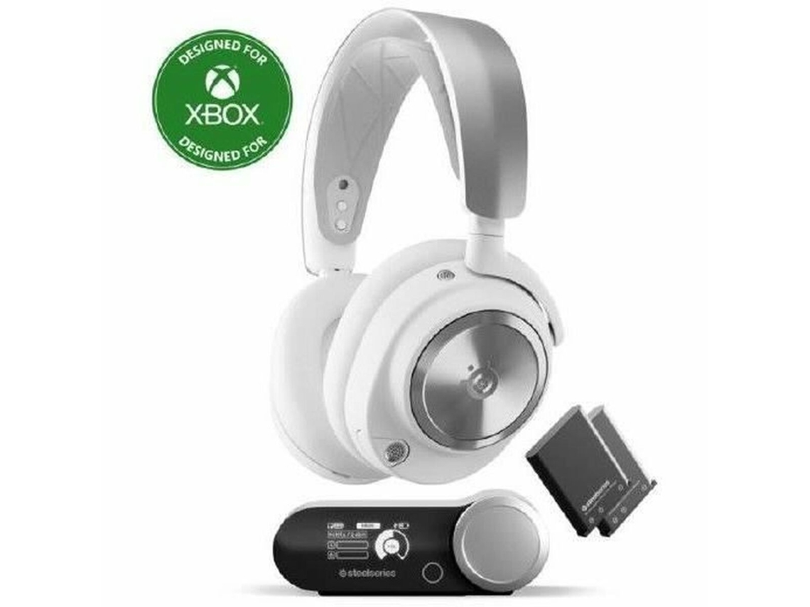 Auriculares STEELSERIES Arctis Nova Pro (Branco - USB - USB-C - Bluetooth - Sem Fios)