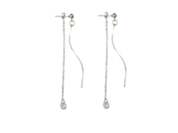 Brincos De Diamante Elegantes Brilhantes Para Mulher