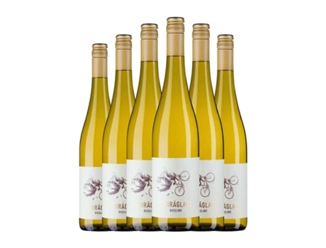 Vinho branco SCHRÄGLAGE Schräglage. Kabinett Riesling Seco Pfälz (0.75 L - 6 Unidades)
