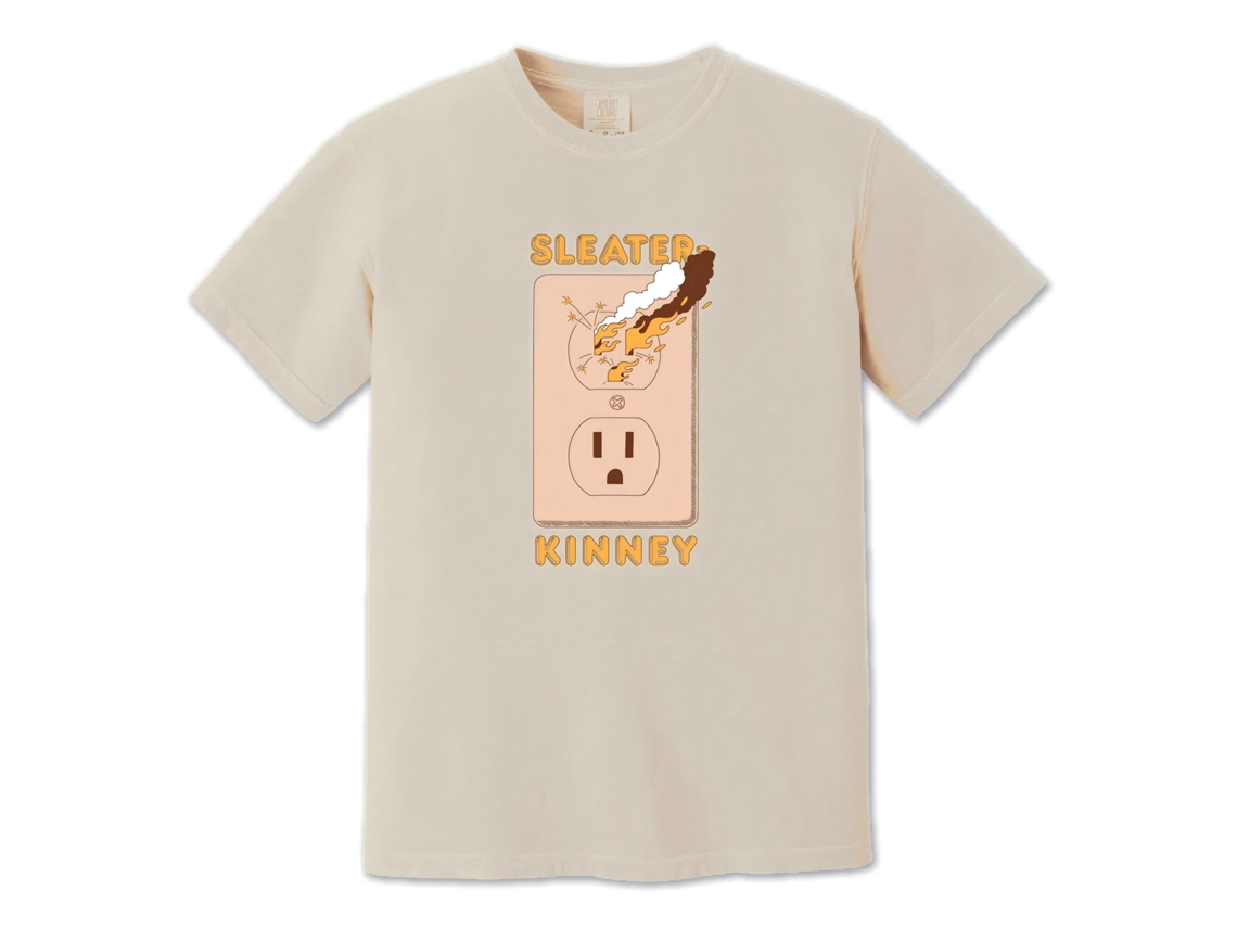 Sleater kinney Outlet T shirt ROCKINSTONE Unisex Adults Best Sellers Size:s