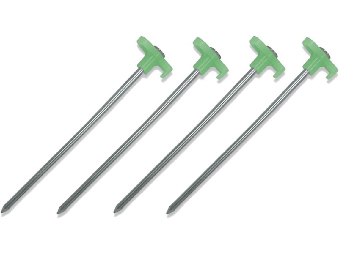 Estacas para barraca de camping, 4 unidades, 20 cm