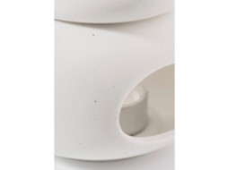 Queimador de cerâmica branco minimalista com efeito pedra BAIHAM PARIS