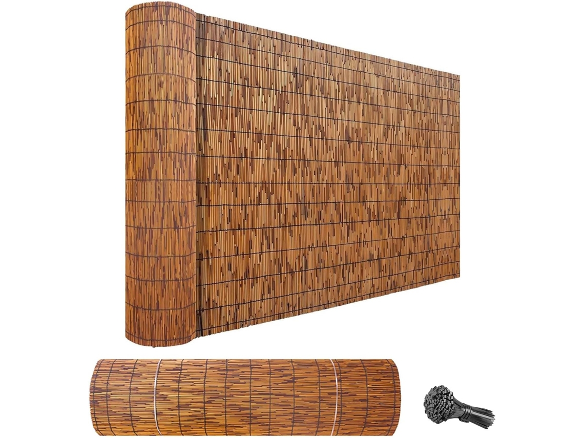 Tela De Privacidade, Guojun, 80 X 500 Cm, Material Alta Qualidade, Preta, Para Varanda, Terraço