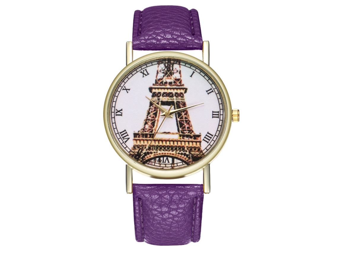Reloj De Cuarzo Elegante Y Casual Unisex, Regalo De Moda (morado)
