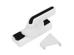 Fechadura Deslizante Para Moldura De Janela, Puxador Curto, Puxador Esquerdo, Branca, 8, 3x 2, 4cm, 1 Unidade