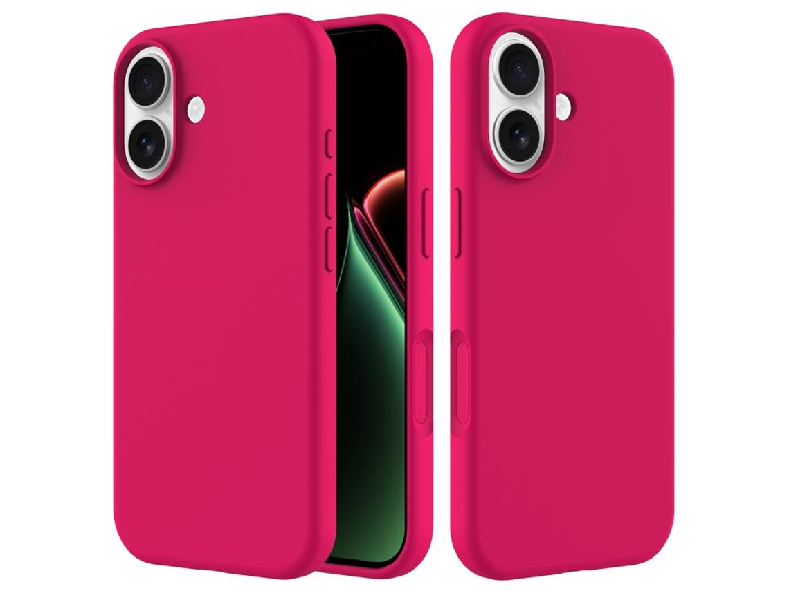 Capa De Silicone De Cor Sólida Para Iphone 17 Halinuia