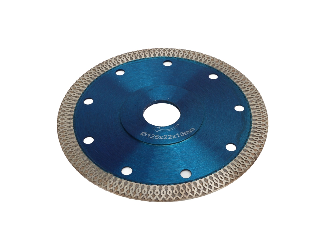 Disco De Corte Blue Diamond Laxiscreed Para Uso A Seco E Molhado Em Cerâmica, Betão E Mármore