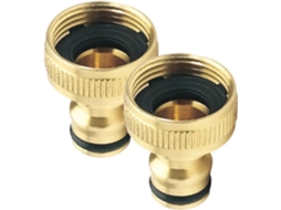 2 Peças De Adaptador Mangueira Jardim 3/4" Para 1/2", Conector Engate