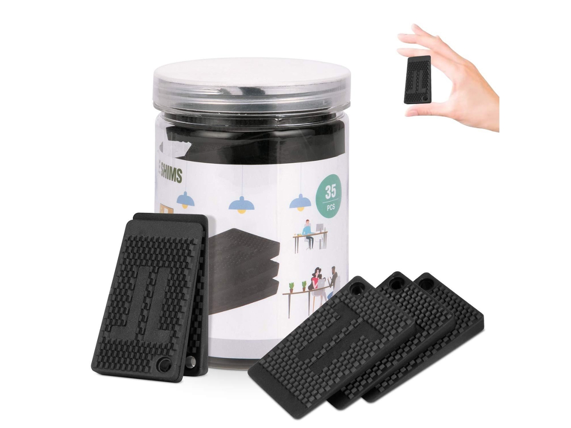 Plastic Shims Furniture Pads Levelers Rubber Feet Diy Heavy Duty Leg CHABERLU