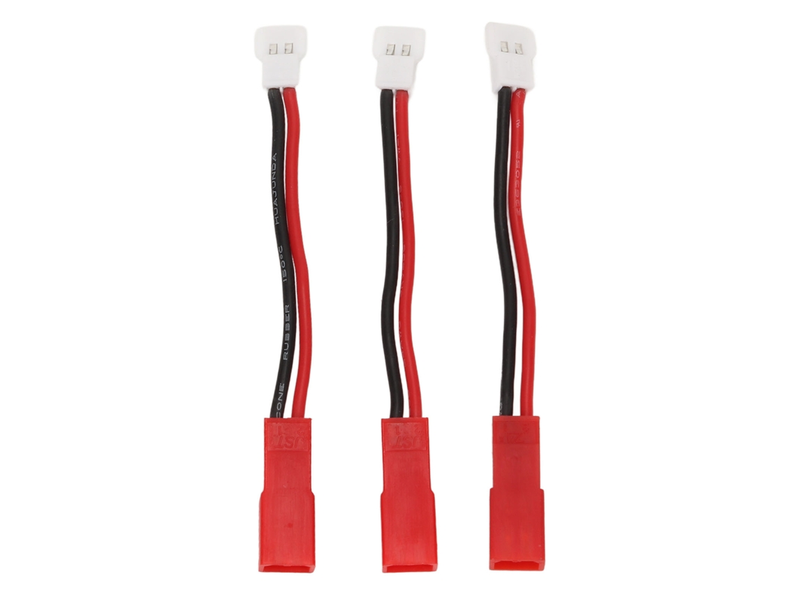 Mali 3pcs Conector Adaptador Mx2.0 para Jst Flexível Seguro para Carros Rc Rgt Axial Scx24 1/24 Acessórios Rc