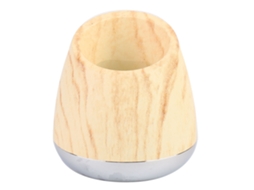Suporte Para Barbear Com Lâmina Dupla Clássico Vintage Para Homem Base Em Madeira Com Grão De Maple