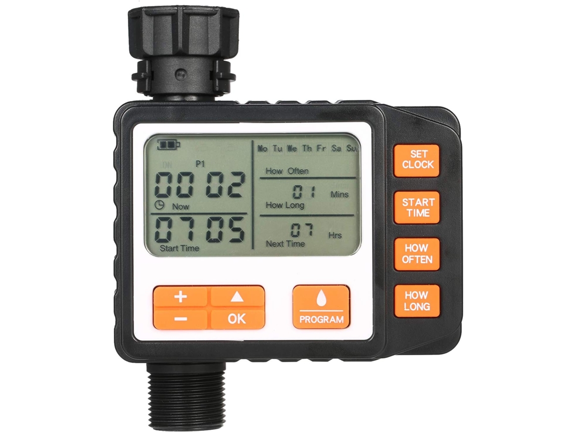 Temporizador Programável Para Irrigação Com Tela Grande Automático