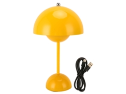 Lâmpada de Mesa Sem Fio Led Recarregável com Regulagem de Brilho por Toque para Quarto e Mesa de Cabeceira