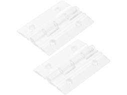Conjunto Com 2 Dobradiças Dobráveis Em Acrílico, Dobradiças Pequenas Para Caixa De Joias, Design Com Furo Grande, Para