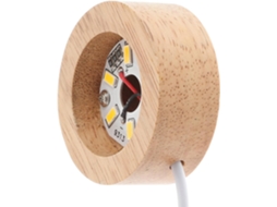 Base De Madeira Galpada Para Lâmpada Usb, Ideal Para Globos De Neve Com Cúpula Vidro, Suporte Para Luz Led De 3w E 5v