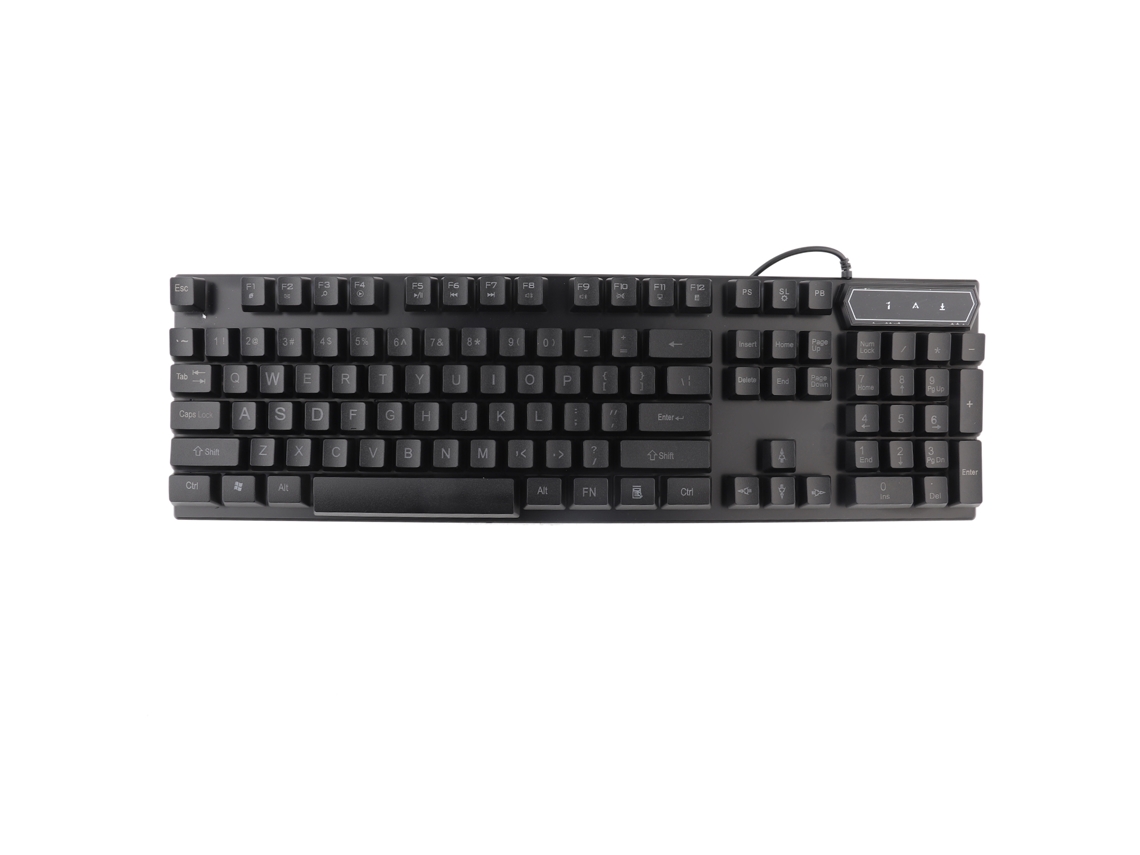 Teclado Mecânico Gamer Com Iluminação Traseira 104 Teclas Robótico Usb Fio Gamer T20
