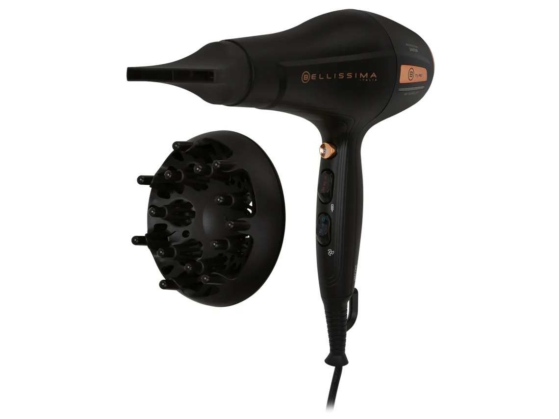 Secador de Cabelo BELLISSIMA MY PRO P3 3400 (2400 W - 3 Níveis de temperatura)