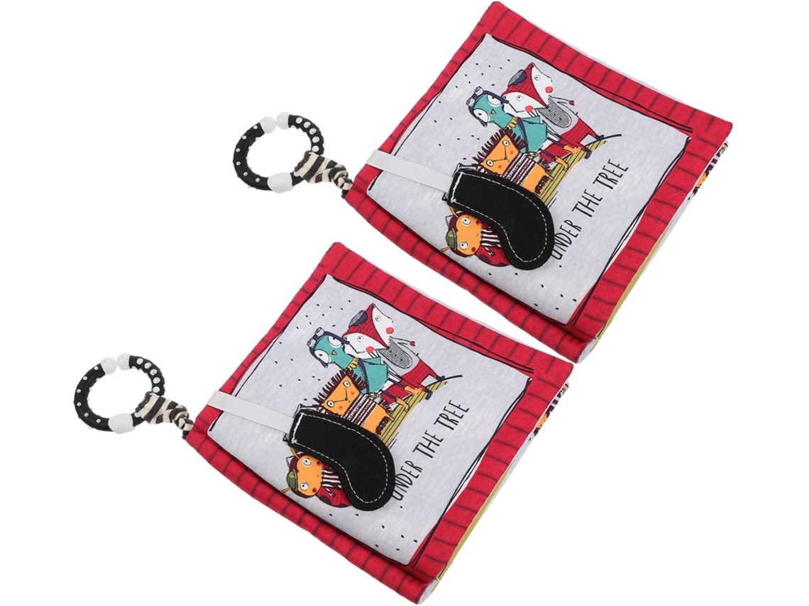 Conjunto de 2 Peças de Tecido Educativo e Resistente a Rasgos para Meninos e Meninas, Adequado para Bebês. CHABERLU