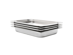 Gastronorm Container, Gastronorm Containers Vidaxl Prateado Aço Inoxidável (530 X 325 X 65 Mm)
